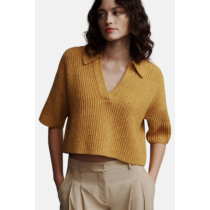 Tallulah Sweater In Cashmere Orange Juice