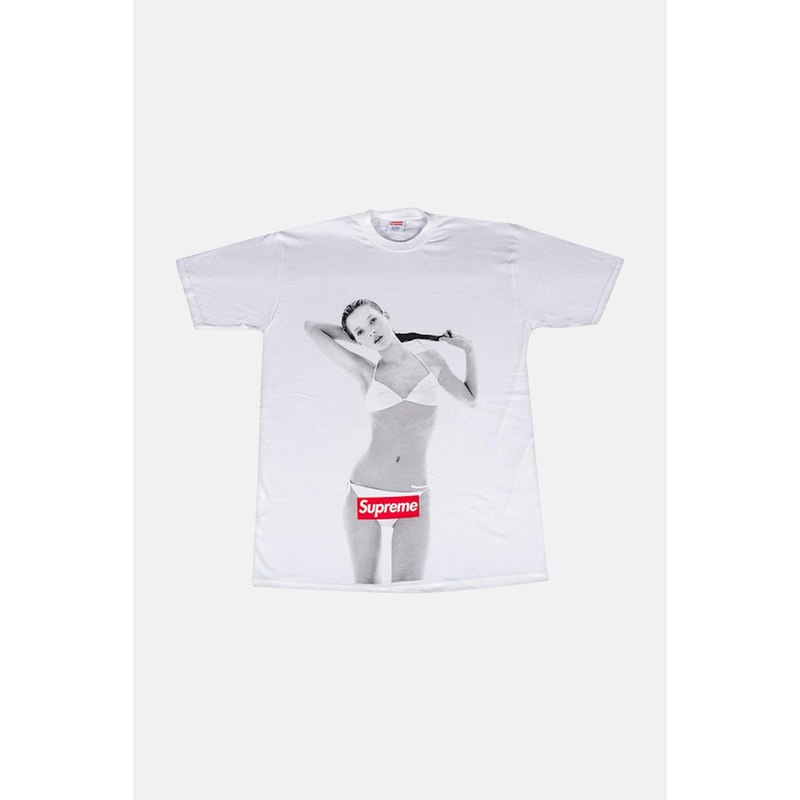 2004 Kate Moss 10th Anni Vintage Tee White