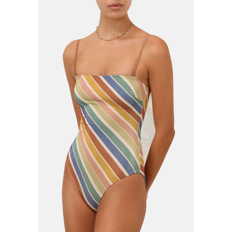 Everley Metallic Stripe 1PC Multi Stripe