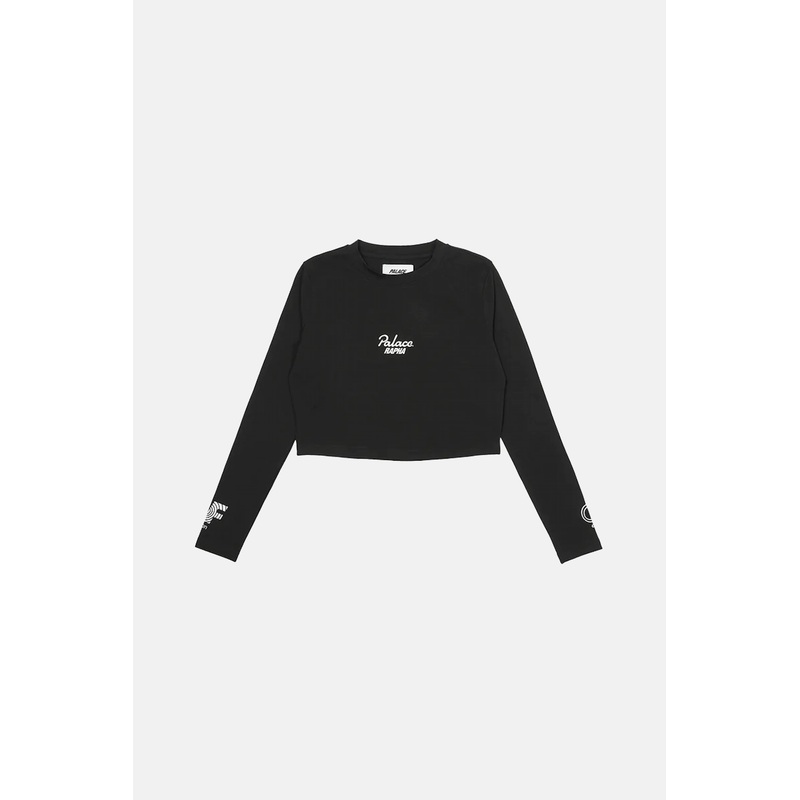 Palace Education First Cropped T-Shirt Black