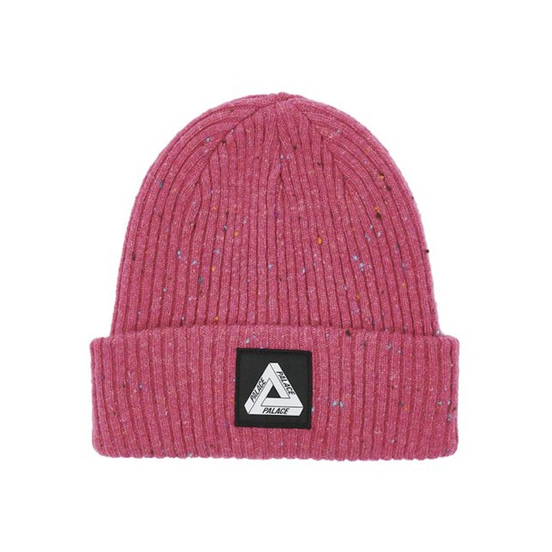 Palace Nepped Triferg Patch Beanie Cherry
