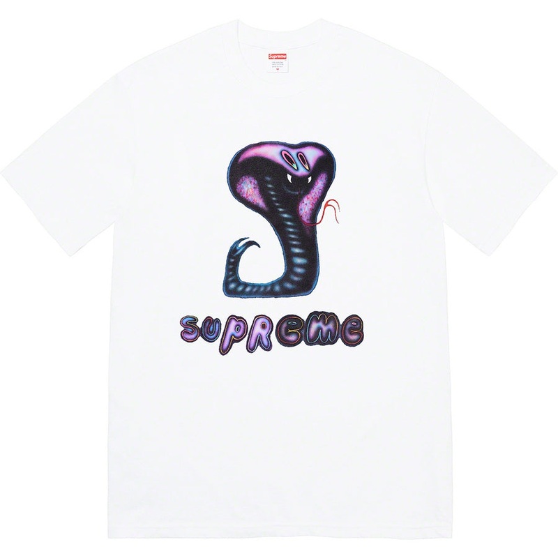 Snake Tee Eric Foss White|M