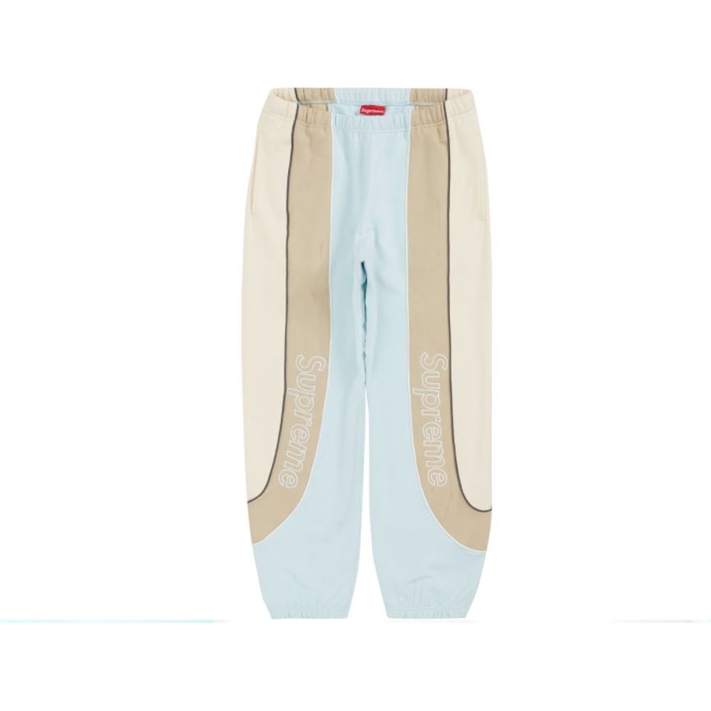 Track Paneled Sweatpant Pale Blue