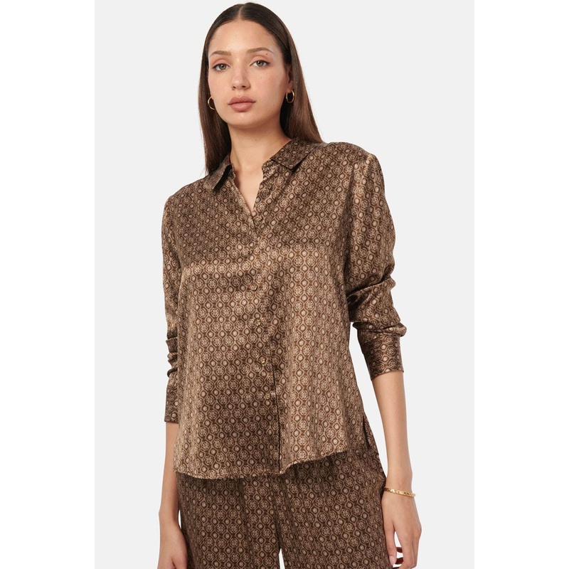 Veronique Blouse Chicory Mosaic