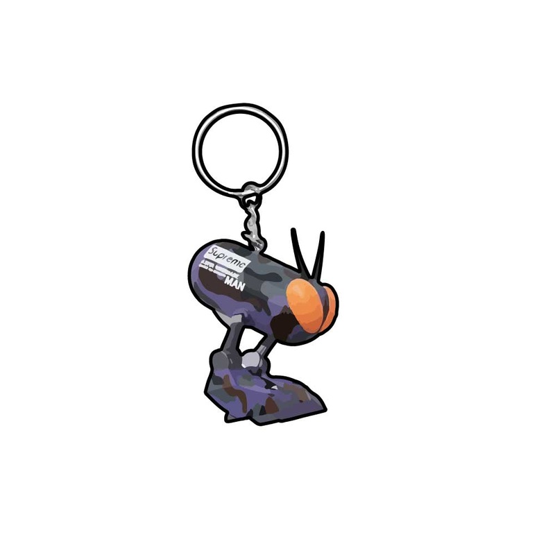 x Junya Watanabe Bug Keychain Purple Camo