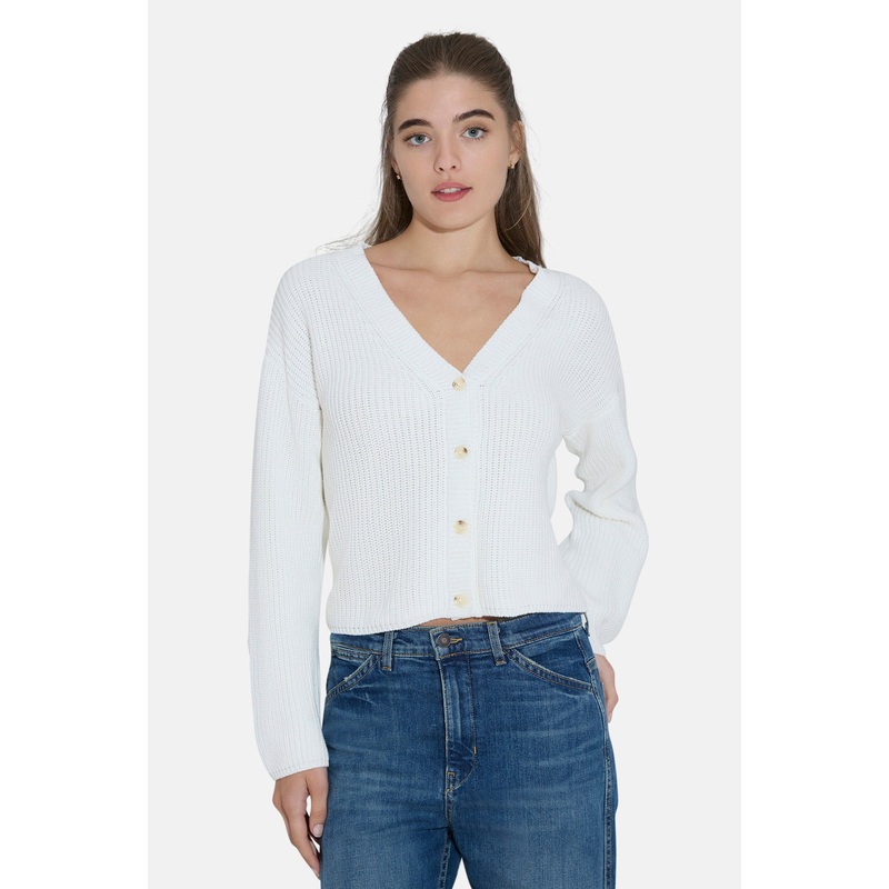 Beatrice Cotton Cardigan Ivory