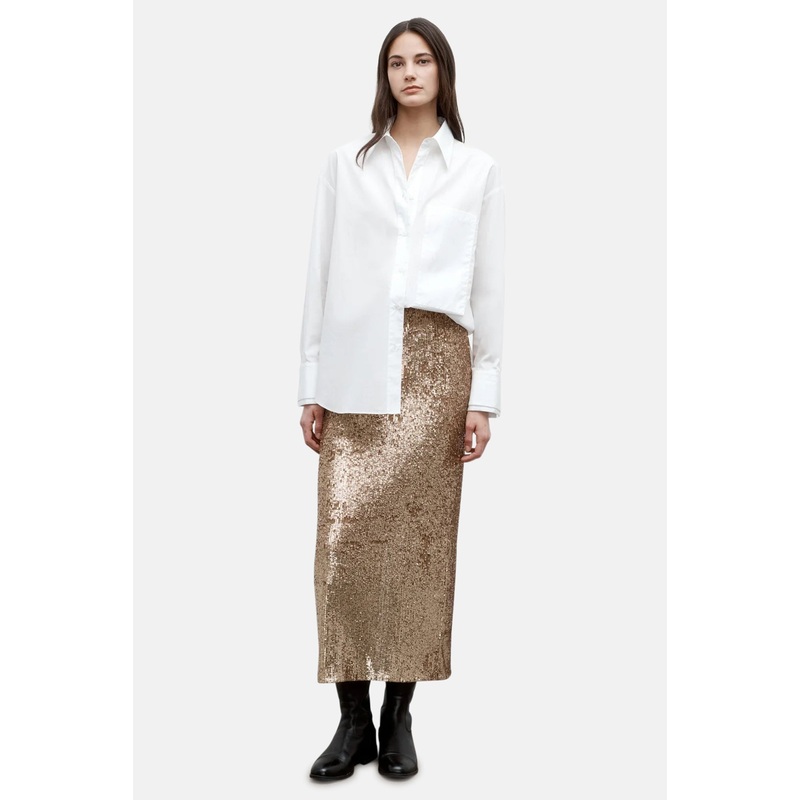 Gwyneth Skirt in Sequins Honey
