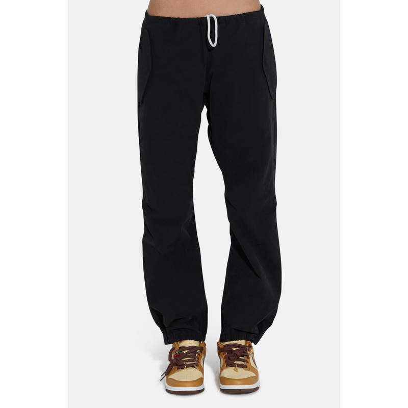 Justine Cotton Parachute Pant Black