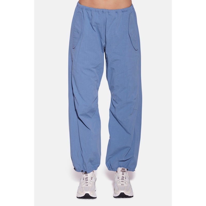 Justine Cotton Parachute Pant Blue