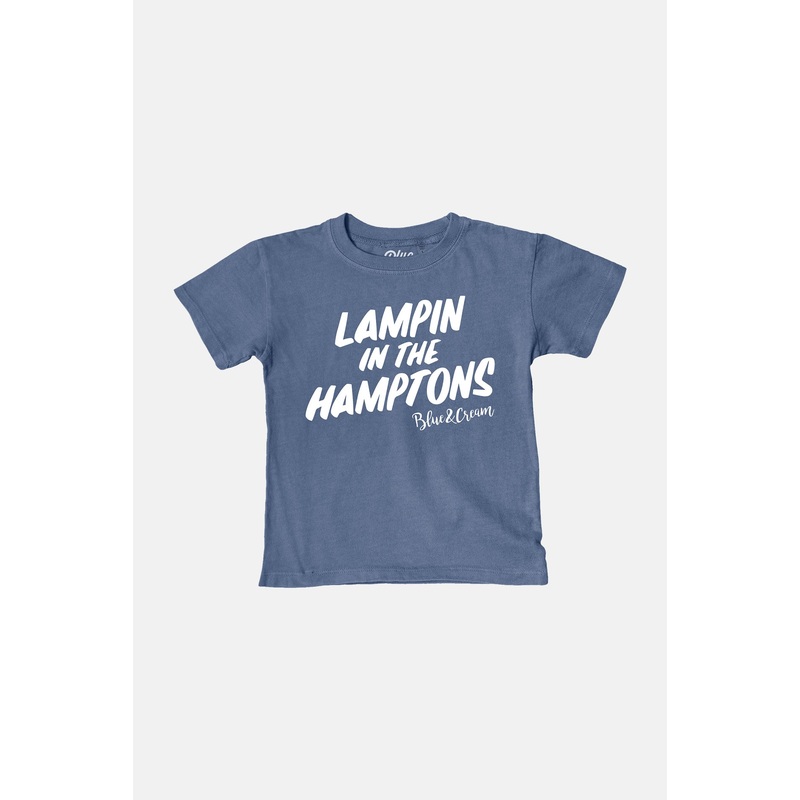 Kids Lampin In The Hamptons Tee Blue