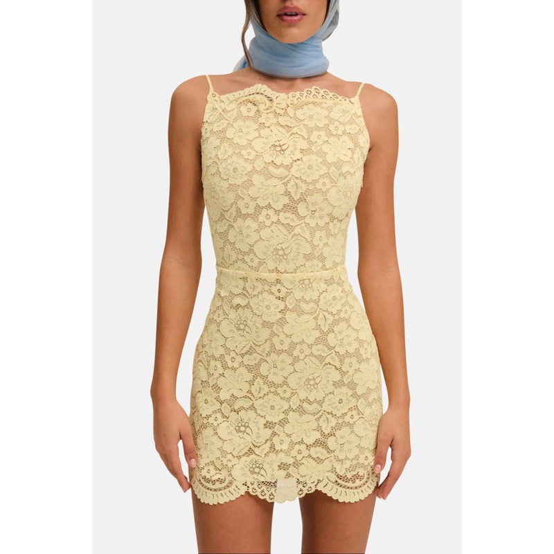 Lakeside Mini Dress Yellow|XXS|XS|S|M
