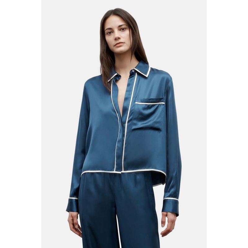 Sleepover Shirt Blue Wing Teal