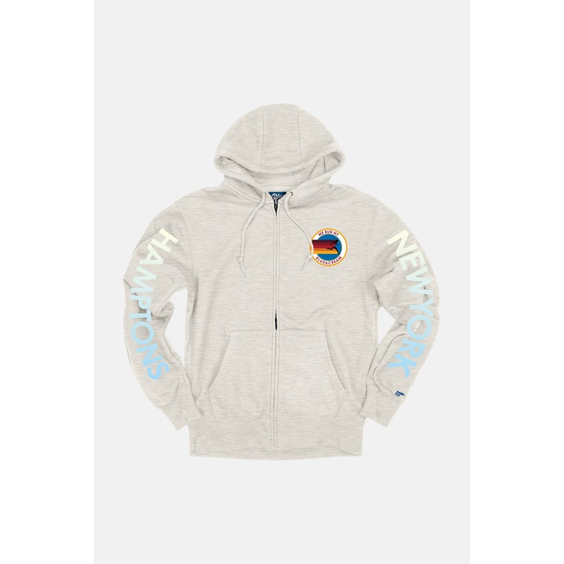 We Run NY Zip Hoodie Oatmeal|S|M|L|XL