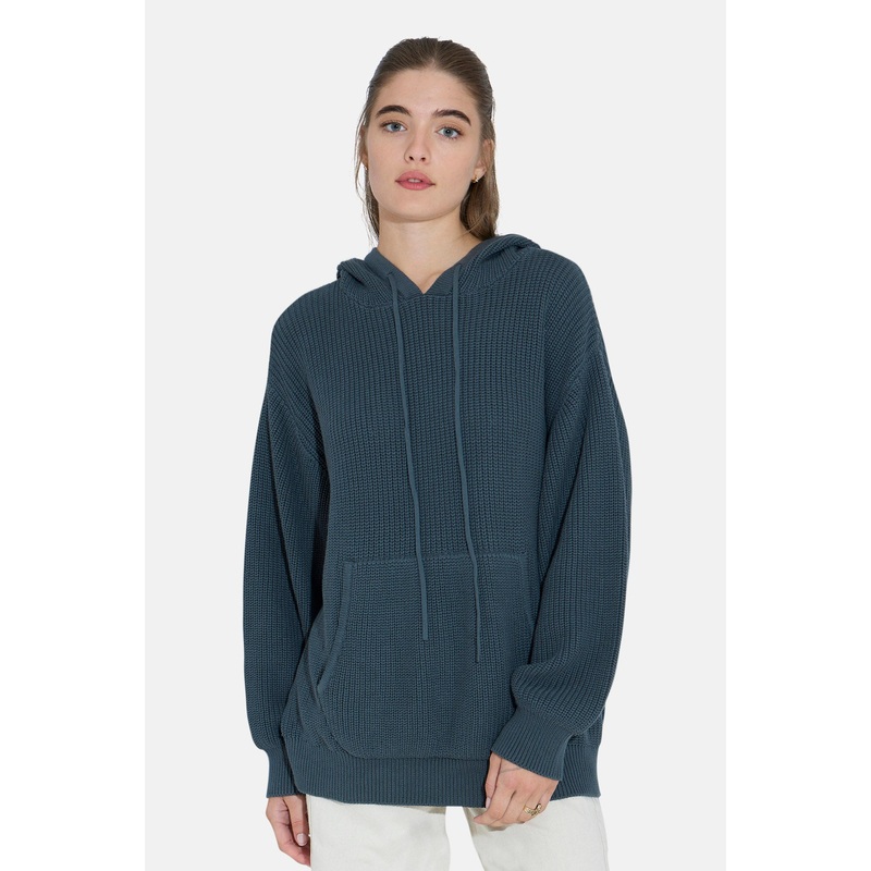 Perry Ribbed Hoodie Dark Jade|XS|S|M|L|XL|XXL