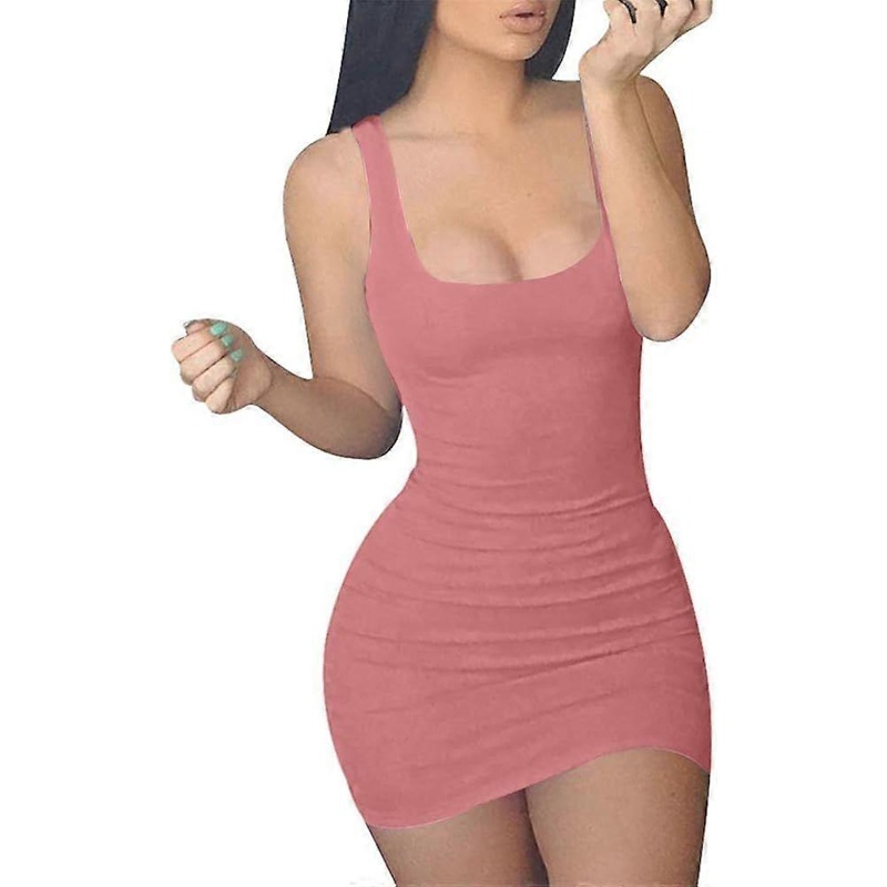 2025 Latest Model  Women’s Casual Summer Sleeveless Mini Sexy Bodycon Tank Club | Fruugo SG