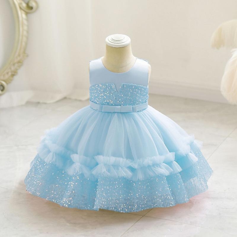 9m-4t  Baby Girls Sequins Bowknot Tutu Gown Formal Wedding Party Ball Gown Dress | Fruugo SG