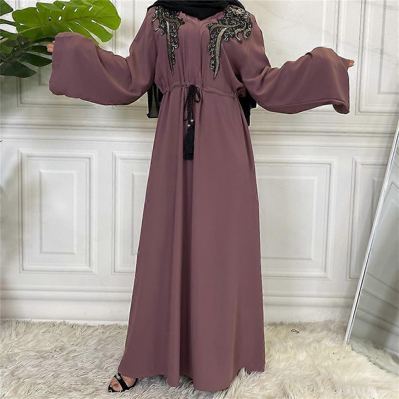 Eid Abaya Nida Muslim Fashion Hijab Dress Turkey Abayas for Women Dubai Evening Dresses Islam Clothing Kaftan Robe Vestido Arabe | Fruugo SG