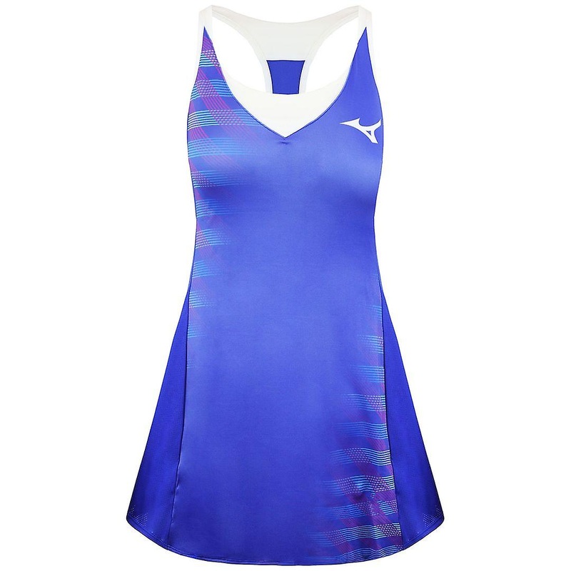 Mizuno Round Neck Sleeveless Printed Blue Womens Tennis Dress K2GH0215M29 | Fruugo SG