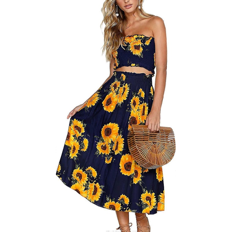 women’s floral blouse, maxi skirt suit dress | Fruugo SG