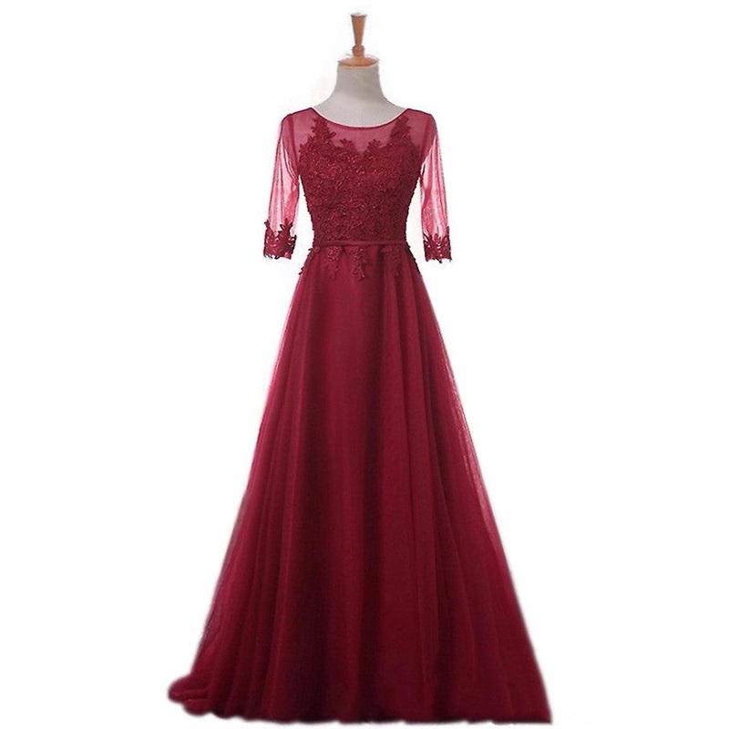 Banquet Ladies Evening Dress, Long Slim, Elegant And Thin Korean Bride Toast Clothing | Fruugo SG