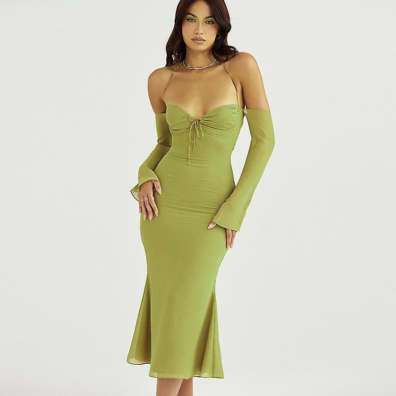 Women’s Sexy Striped Bodycon Maxi Dress Strappy Summer Evening Party Dresses | Fruugo SG
