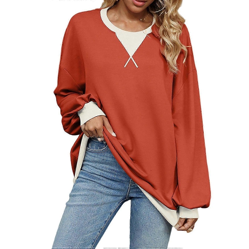 Womens Long Sleeve T Shirts Orange M | Fruugo SG