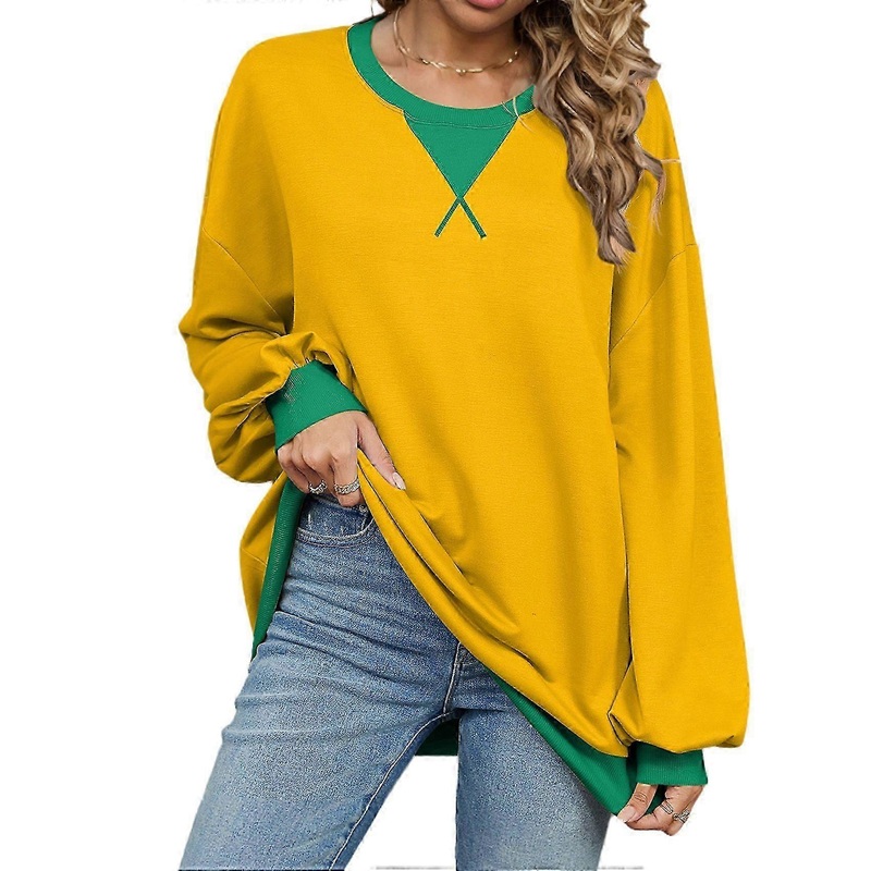 Womens Long Sleeve T Shirts Yellow S | Fruugo SG