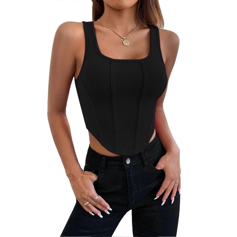 Fashion Tight Sleeveless Top Slim Elastic Fashion Soft Comfortable Short Tube Top for Women | Fruugo SG