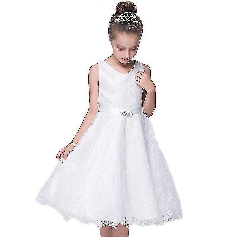 kids Girls Lace Princess Dress Wedding Formal Ball Prom Gown Dresses | Fruugo SG