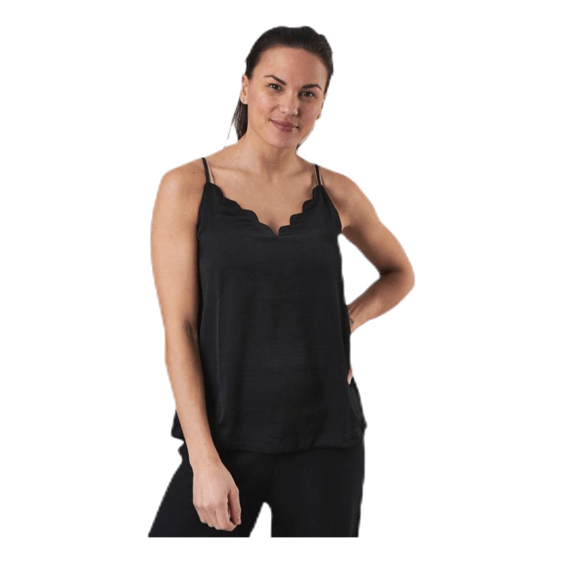 Debbie Singlet Wvn Black|34|36|38|40|42