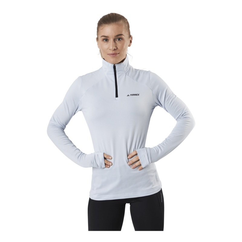 W Terrex Multi 1/2 Fleece Halo Blue