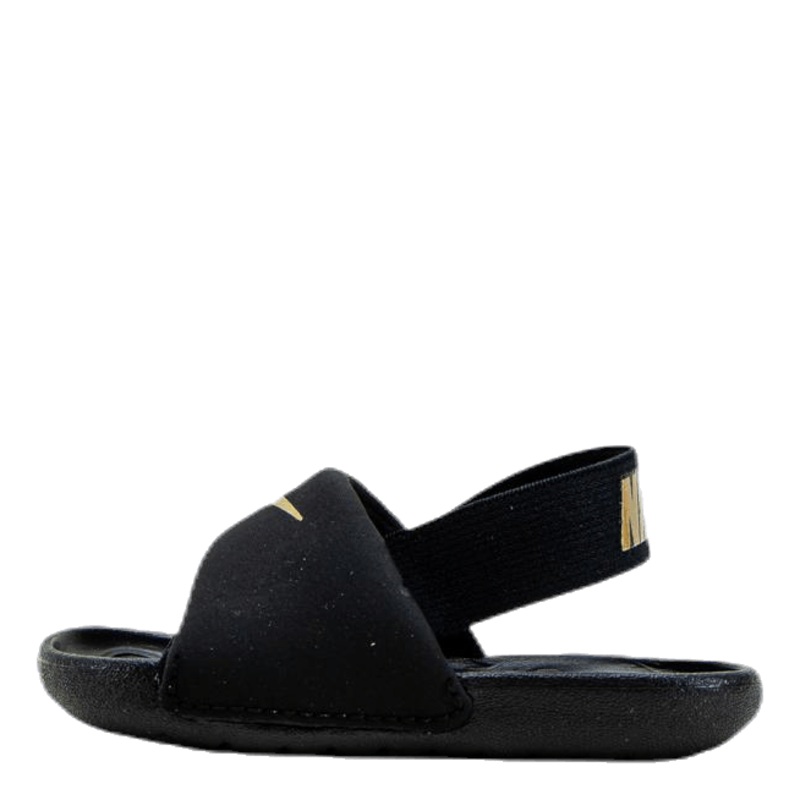 Kawa Baby/Toddler Slides BLACK/METALLIC GOLD