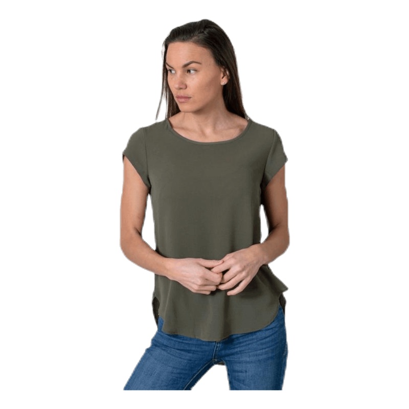 Vic S/S Solid Top Black|34|36|38|40|42|44