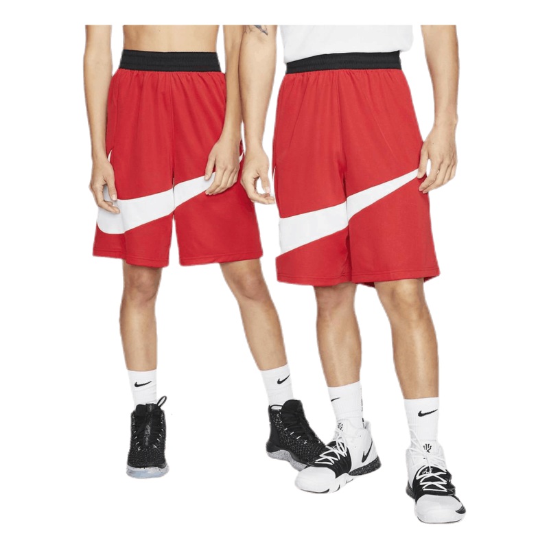 Dri-FIT HBR Basketball Shorts White/Red