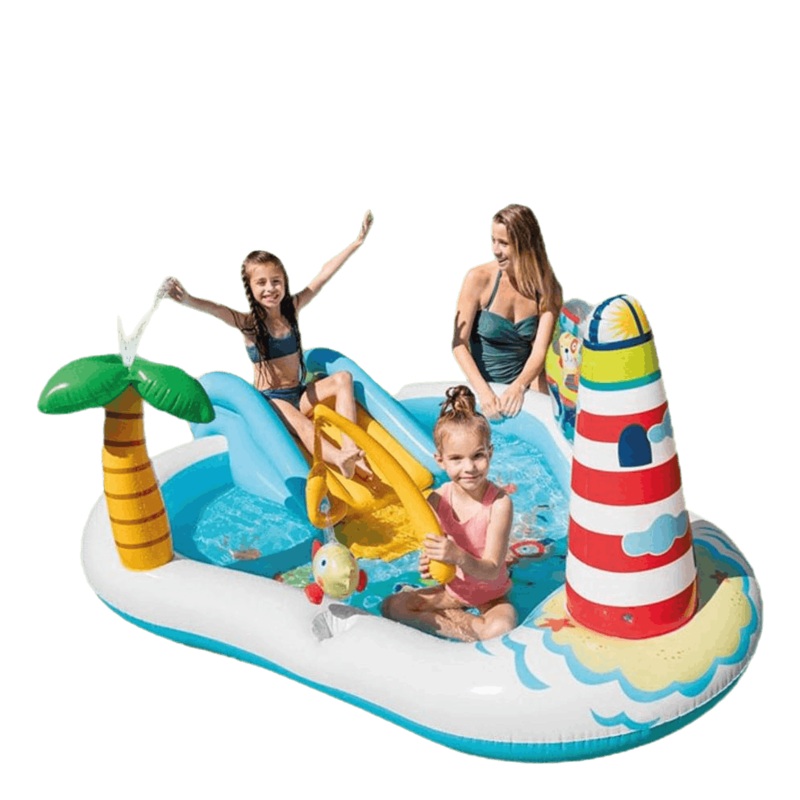 Fishing Fun Play Center Patterned