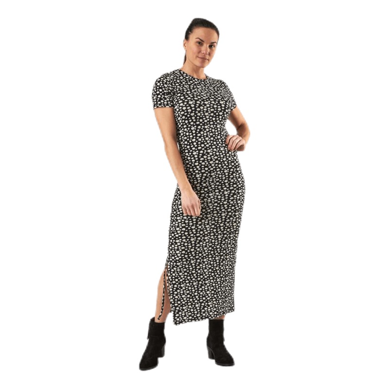 Sting S/S Rouching Dress Black