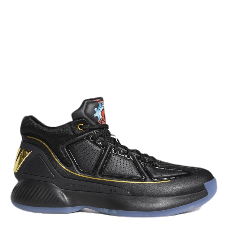 D Rose 10 Core Black / Gold Metallic / Scarlet