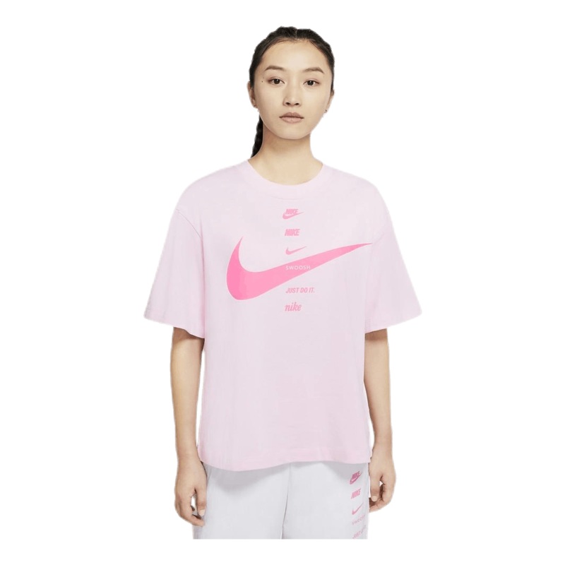 Nsw Swsh Top Ss Pink|XS|S|M|L|XL