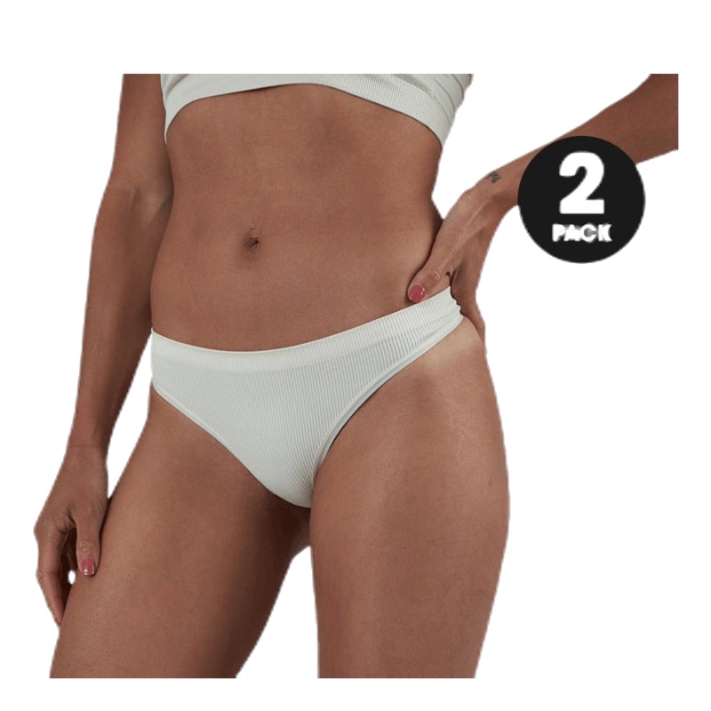 Ymmi Thong 2-Pack White|XS/S|S/M|M/L|L/XL