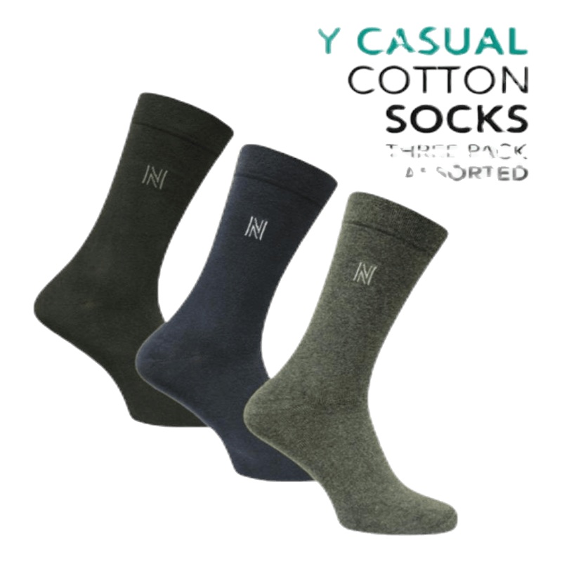 3-Pack Casual Socks – Brody Patterned