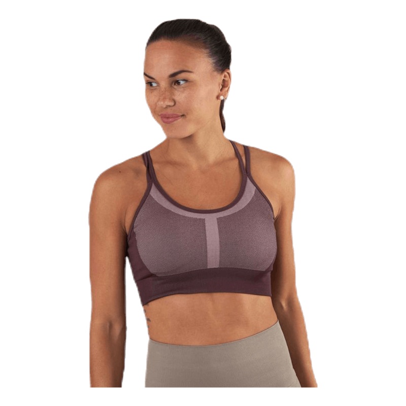 Seamless Strap Sports Bra Green
