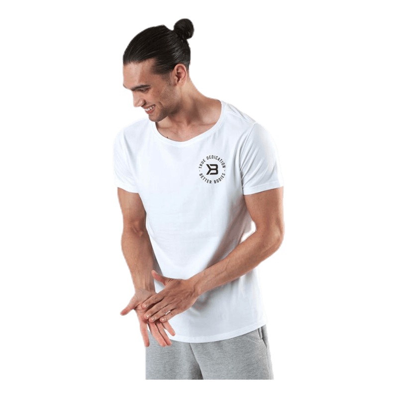 Wide Neck Tee White|S|M|L|XL|XXL