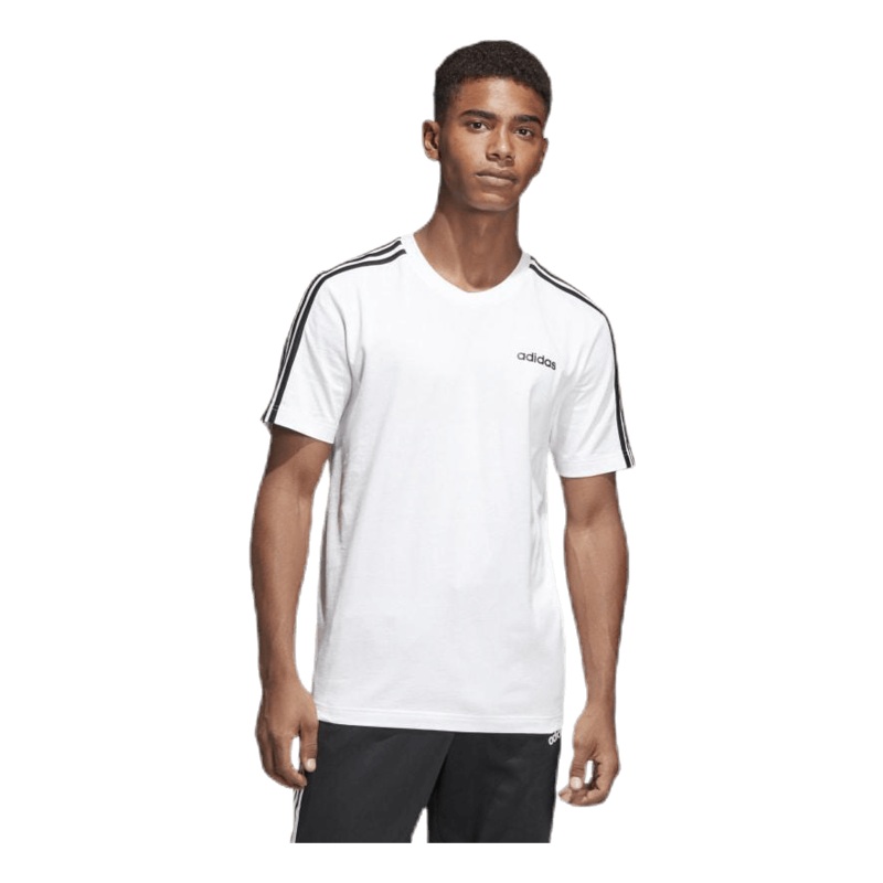 Essentials 3 Stripes T-Shirt White / Black