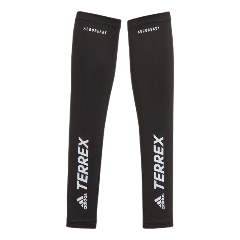 Terrex Trail Arm Sleeves Primeblue Aeroready Black / White / White
