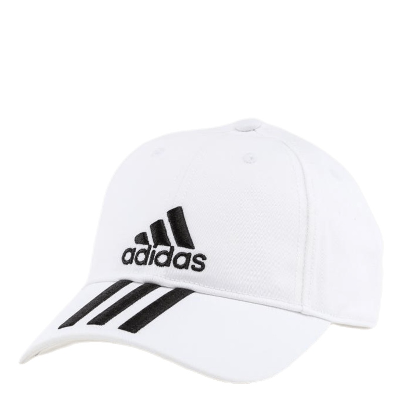 3 Stripe Cap White/Black|58|60
