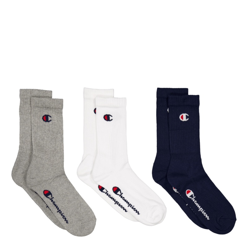 3pk Crew Socks Sky Captain A|39-42|43-46