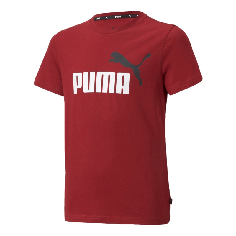 Ess+ 2 Col Logo Tee B Intense Red