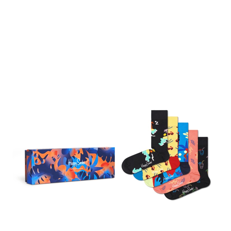 5-pack Tropical Night Socks Gi 200