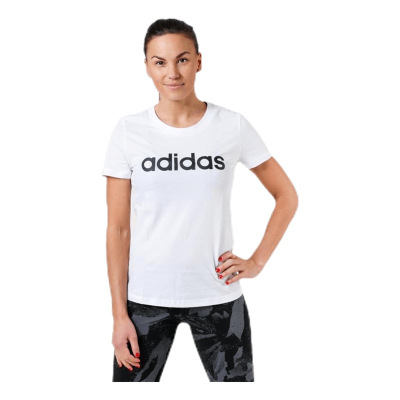 Essentials Linear Slim Tee White / Black