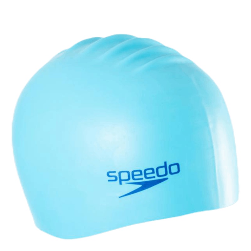 Speedo Silicon Moulded Cap Junior Blue